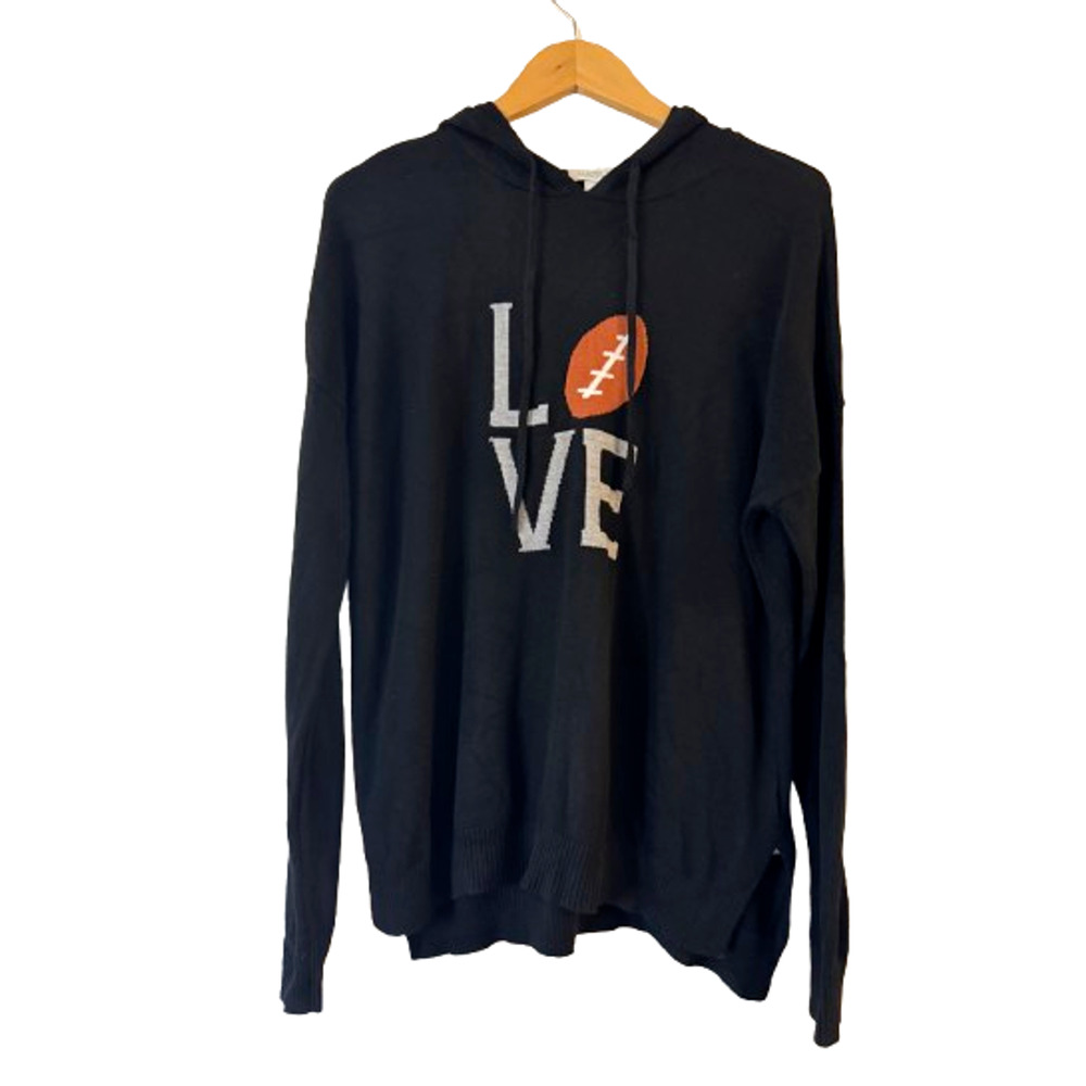 Rachel Zoe Love Football‎ Knit Hoodie